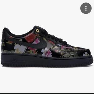 Nike Air Force 1 Low Black Floral (W)